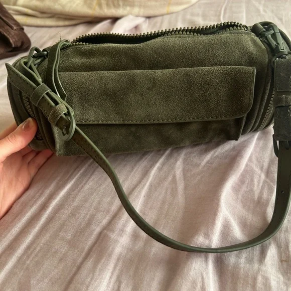 Zara Olive Green Mini Bag - Picture 5 of 8